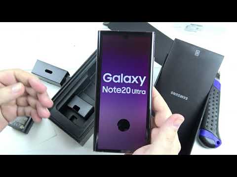 Samsung Galaxy Note 20 Ultra: распаковка и первые впечатления!